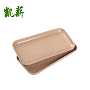 Assiettes en Fibre de Riz de Haute Qualité, Écologiques et Biodégradables, Forme Carrée, Idéales pour Desserts, Fêtes, Fruits – Vente en Gros - Product Image 4