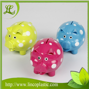 Bastante de plástico Piggy banco de moneda - Product Image 1