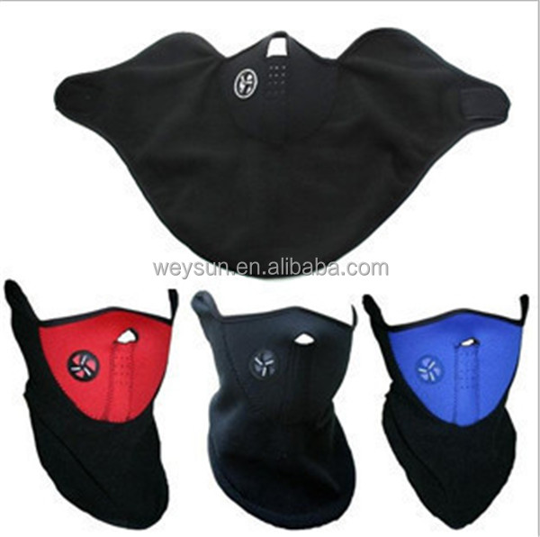 Велосипедная мотоциклетная флисовая полумаска для лица, зимний капюшон, ветрозащитная головная одежда, термомаска для спорта, лыжного спорта, сноуборда