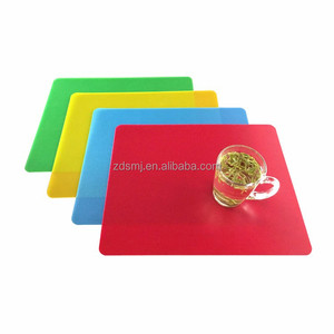 Trasparente di colore solido PP di plastica da cucina stuoia di tabella/tappetino di taglio/sughero tovagliette - Product Image 1