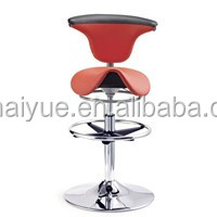 Chaise d'assistant dentaire en cuir PU avec accoudoirs pivotants, chaise dentaire roulante, <span class=keywords><strong>tabouret</strong></span> ergonomique pivotant pour <span class=keywords><strong>dentiste</strong></span> avec dossier - Product Image 5