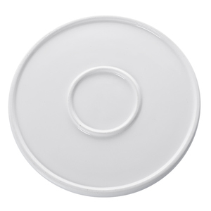 Venta al por mayor banquete blanco brillante vajilla de cerámica blanco placas ronda ~ - Product Image 4