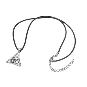 Amuleto mágico de pentagrama con nudo para hombres, talismán irlandés, colgante, collar vikingo - Product Image 3