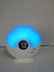 2024 Warme Wachlicht für Schlafzimmer Wecker, Sonnenaufgangs-Wecker, FM-Radio-Wecker 7 Farben wechselndes LED-Licht - Product Image 4