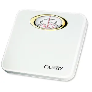 Camry-BR9015A 120千克/260 磅现代风格工厂 OEM 塑料表面身体浴室机械个人体重秤