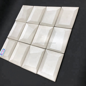 Salle <span class=keywords><strong>de</strong></span> bains <span class=keywords><strong>de</strong></span> luxe cube 3d mosaïque carrelage/<span class=keywords><strong>blanc</strong></span> mosaïque <span class=keywords><strong>de</strong></span> verre - Product Image 5