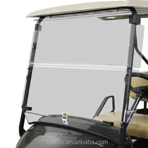 DOT Approved Club Car Precedent Golf Cart Foldable Tinted Windshield, Club Car Precedent Clear Windshield 2004-UP