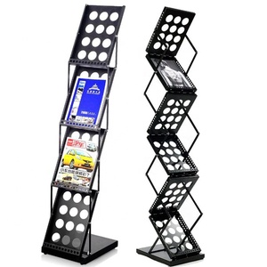Hot Bán A4 Gấp Di Động Hiển Thị Báo Tạp Chí Danh Mục Hiển Thị Đứng - Product Image 5