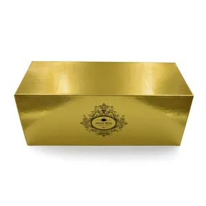 Роскошная золотая упаковочная Подарочная коробка furious