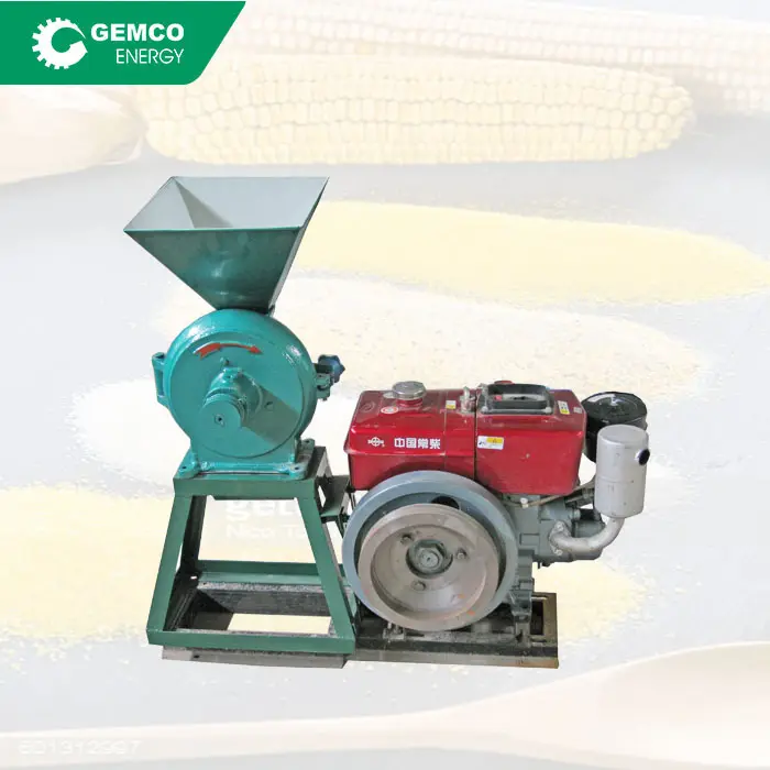 American Farm Corn Grinding Mill Trigo Farinha Milling Machine Milho Meal Machine Preços com motor diesel molino de roz maiz