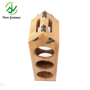 Naturel Écologique pas cher Bambou En <span class=keywords><strong>Bois</strong></span> <span class=keywords><strong>Casier</strong></span> à Vin 3 <span class=keywords><strong>Bouteilles</strong></span> - Product Image 2