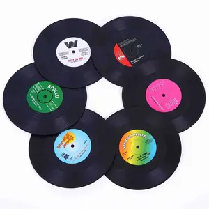 Groothandel Record Coaster Custom Vinyl Record Coaster