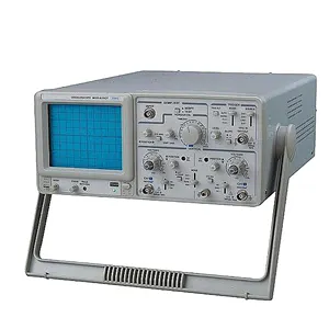 MOS-650CT oscilloscopio di prova industriale Test dei componenti integrati a due canali che funziona oscilloscopio analogico con larghezza di banda 50Mhz