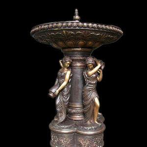 Fonte de jardin en métal bronze fontaine <span class=keywords><strong>d</strong></span>'eau fontaine dame - Product Image 1