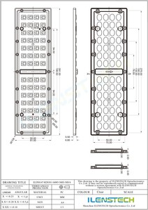 Ilenstech-lente óptica led 160x85 grados smd 3030 <span class=keywords><strong>fresnel</strong></span>, farola led - Product Image 4