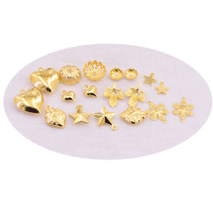 Accessoires de fabrication de bijoux Breloques en acier inoxydable Boucles <span class=keywords><strong>d</strong></span>'oreilles <span class=keywords><strong>feuille</strong></span> <span class=keywords><strong>d</strong></span>'érable en métal doré Collier Pendentifs - Product Image 6