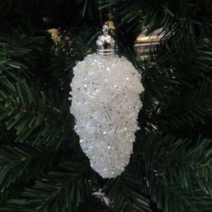 Wholesale Christmas Glass <strong>Pinecone</strong> for Christmas Tree/Christmas Ornament - Product Image 3