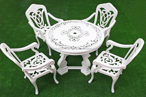 Muebles cabaña ratán apilable Barcelona Acero inoxidable <span class=keywords><strong>Ratan</strong></span> Patio <span class=keywords><strong>de</strong></span> hierro forjado muebles <span class=keywords><strong>de</strong></span> exterior - Product Image 2