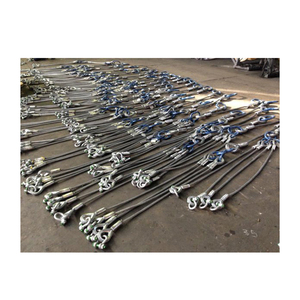 10トン15トン25トン30トンDNV2.7-1オフショア用標準5脚鋼線ロープリフティングスリング - Product Image 4