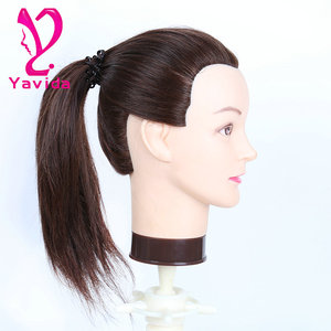 Tête de mannequin/<span class=keywords><strong>naturel</strong></span> tête de formation de <span class=keywords><strong>cheveux</strong></span>/coiffure mannequin poupée - Product Image 2