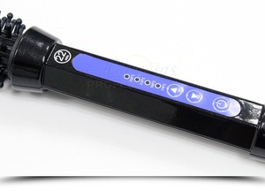HW-909 2 in 1 ไฟฟ้าพลาสติกรอบผม straightener หวีหมุนผมเกาหลีแปรง as seen on tv - Product Image 5