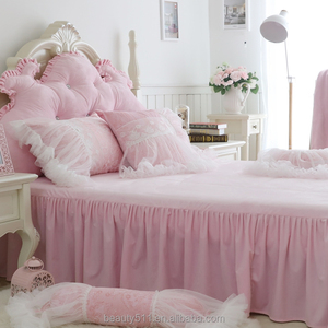 Set di biancheria da <span class=keywords><strong>letto</strong></span> in pizzo di vendita calda copripiumini nuovi di zecca set di biancheria da <span class=keywords><strong>letto</strong></span> CRX11c - Product Image 3