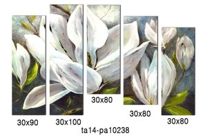2016 new home decor belle fleur <span class=keywords><strong>paysage</strong></span> <span class=keywords><strong>peinture</strong></span> à l'huile toile personnalisée - Product Image 2