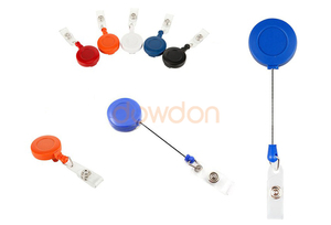 90cm Porte-clés Bobine D'insigne Rétractable De Recul <span class=keywords><strong>Yoyo</strong></span> Forfait Porte-Carte D'IDENTITÉ Porte-clés Porte-clés En Corde D'acier - Product Image 2