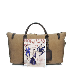 Sac en cuir véritable en toile pour femme, sac de soirée, grande capacité, pour voyage - Product Image 4