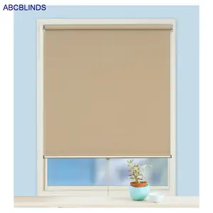 Taiwan window coverings textured multi tone sunscreen roller blind