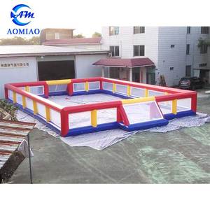 Pvc Opblaasbare Voetbalveld Aangepaste Opblaasbare Voetbal Game Pitch Voor Verkoop - Product Image 6