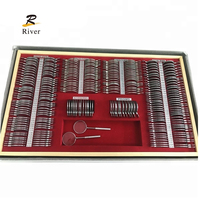 JSC-266 266pcs lentille d'essai cas lentille d'essai mis 266 équipement optique les procès objectif fixé avec piste cadre