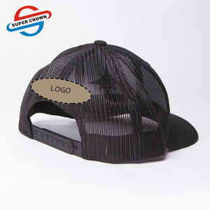 Alta calidad unisex <span class=keywords><strong>dos</strong></span> Tono de sarga de algodón camionero 6 paneles de malla gorras de béisbol - Product Image 4