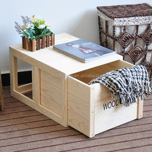 Boîte de rangement en bois faite à la main, nouveau design, boîte à jouets en bois multifonctionnelle, vente en gros - Product Image 4