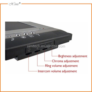 Niza vidio puerta intercome teléfono <span class=keywords><strong>con</strong></span> 7 "color TFT LCD y cámara CMOS exterior uno a uno de vídeo <span class=keywords><strong>portero</strong></span> automático - Product Image 3