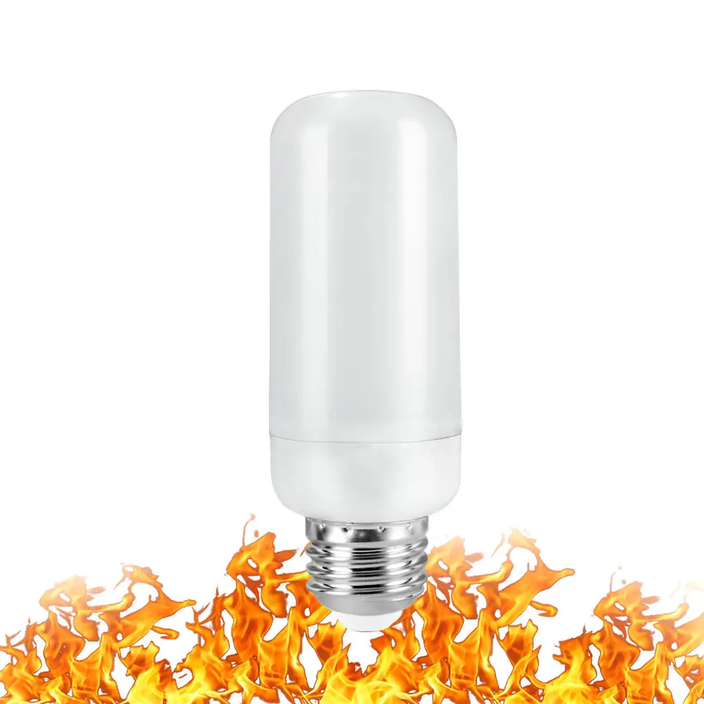 5W E27 E14 Lâmpadas LED lâmpada Efeito Chama Fogo Led Piscando Luzes Para Decoração de Casa