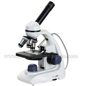 40X-1000X学生生物科学无绳显微镜双光玻璃镜片