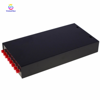 Rak Telekomunikasi Dudukan Rel Geser Laci 8 12 24 48 96 144 Core Port Serat Optik Panel Odf Harga