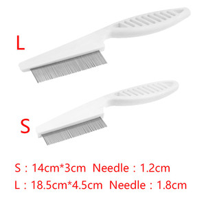 Dog <strong>Cat</strong> Metal Steel Pin Grooming Cleaning Brush Hair <strong>Comb</strong> Lice Pet <strong>Flea</strong> <strong>Comb</strong> - Product Image 6