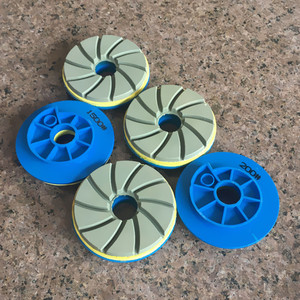 Durable China abrasiva diamante <span class=keywords><strong>PVC</strong></span> Combo pulido ruedas - Product Image 4