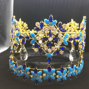 Corona Barocca Alta da Regina in Argento, Tiara da Sposa, Corona per Concorsi di Bellezza Miss Universo - Product Image 3