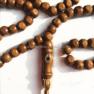 Meilleures ventes de perles en bois chapelet de perles de prière islamique, <span class=keywords><strong>Tasbeeh</strong></span> en verre, collier de perles de prière musulmane - Product Image 3