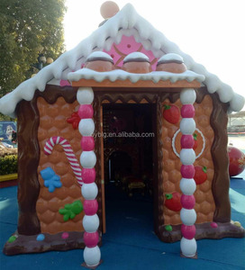 <span class=keywords><strong>Casa</strong></span> Gigante in Vetroresina a Tema Natalizio per Parco Giochi all'Aperto per Bambini - Product Image 6