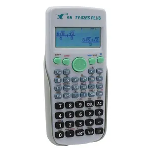 calculadora gatinho Suppliers-TY-82ES MAIS dot display LCD tela estudante calculadora científica calculadora elétrica barata