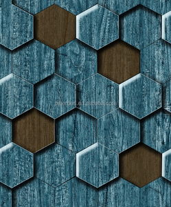 Papel Tapiz de PVC de Diseño Moderno de Alta Gama con Aspecto de Madera Antigua - Product Image 6
