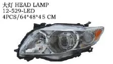 12-529-LED FOR TOYOTA COROLLA 07-09 USA Auto Car head lamp head light VICCSAUTO