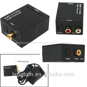 caliente producto digital óptica <span class=keywords><strong>cable</strong></span> coaxial <span class=keywords><strong>a</strong></span> analógica de <span class=keywords><strong>audio</strong></span> rca adaptador convertidor - Product Image 1