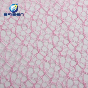 Kain <span class=keywords><strong>Tulle</strong></span> pengantin bordir jaring lembut elegan dibuat sesuai pesanan