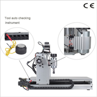 Mini 4 Axes CNC 3040 Z-DQ BRICOLAGE 3D Petit Bureau En Bois Gravure CNC Fraisage Sculpture Routeur Machine À Vendre