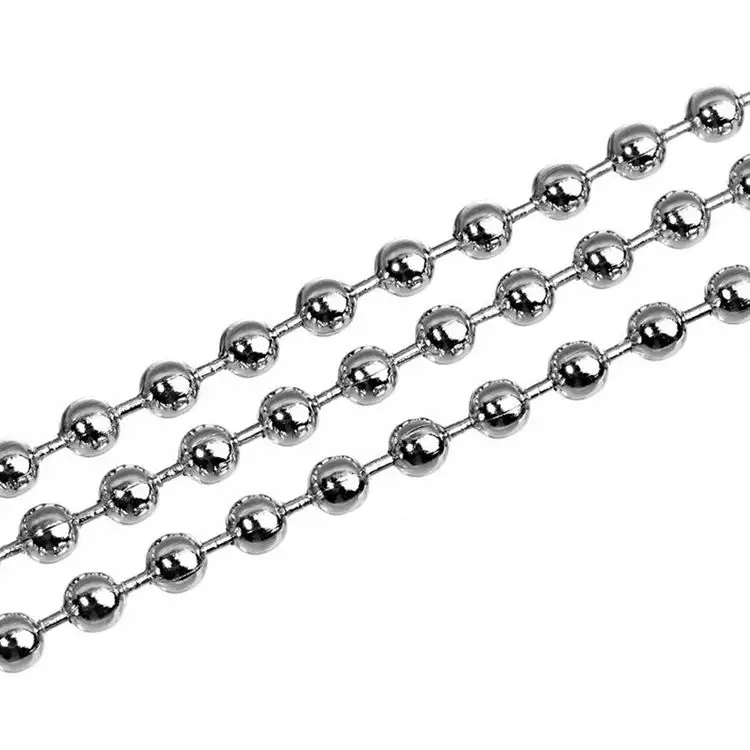 Groothandel 1.5 MM/2 MM/2.5 MM/3 MM Solid Rvs Ball Ketting Hypoallergeen Bead 316 rvs Ketting Ketting